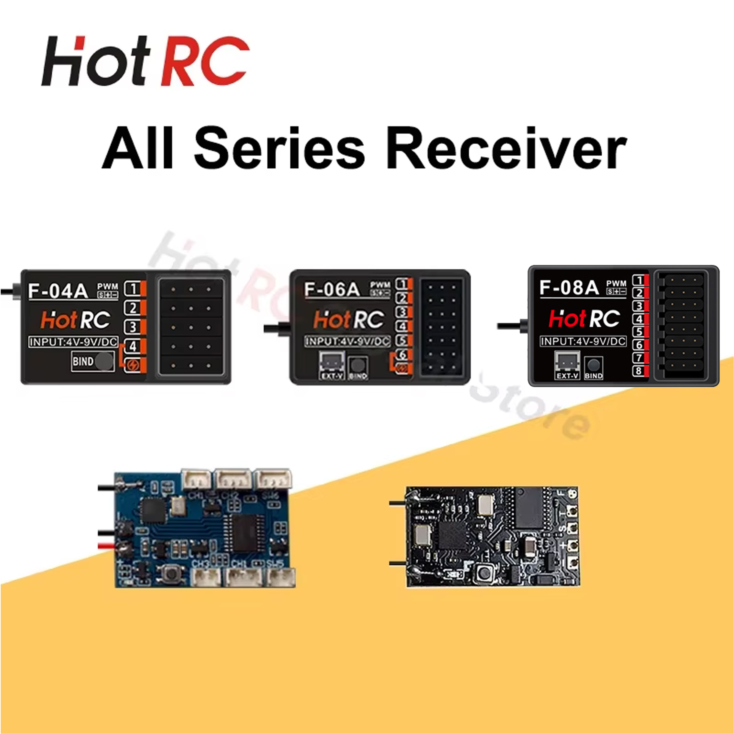 HOTRC RC نموذج أجزاء 8 قنوات و - مراجعة Drone Racing Receiver وسعره