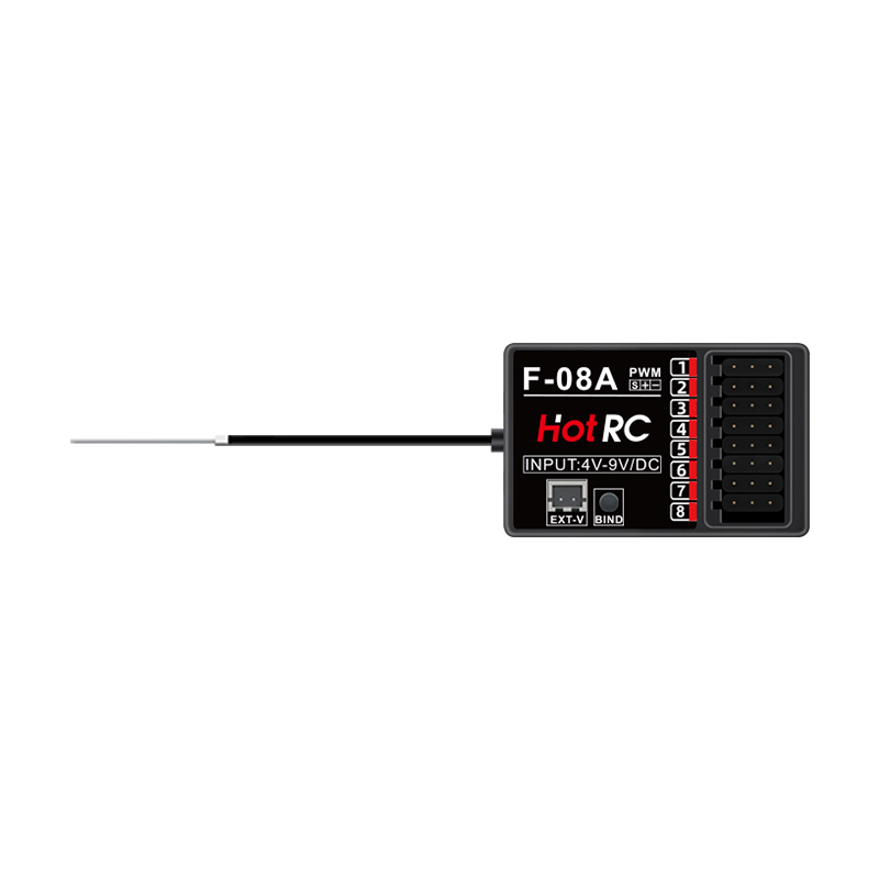 HOTRC RC نموذج أجزاء 8 قنوات و - مراجعة Drone Racing Receiver وسعره