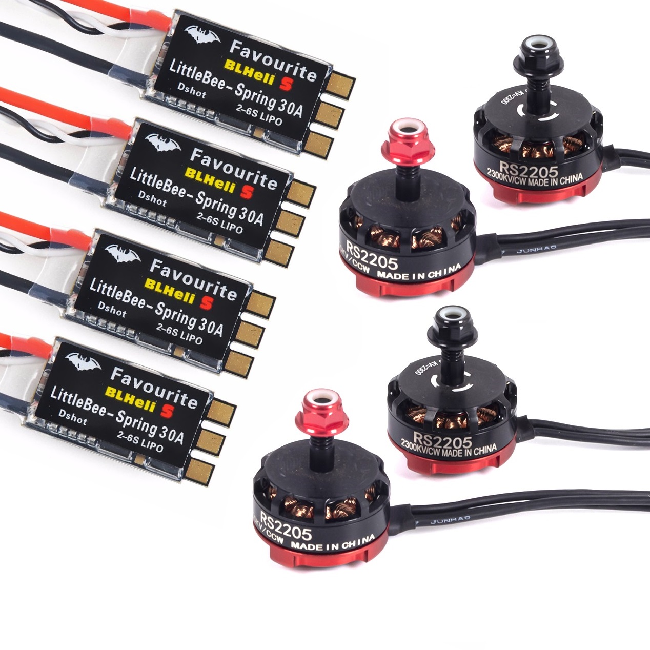 RC RS2205 2205 2300KV CW CCW ف - مراجعة Drone Racing Esc وسعره